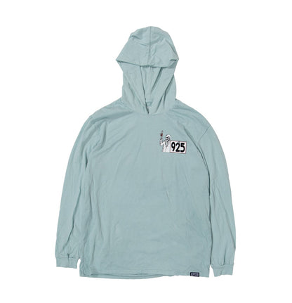 8 Smile L/S Hooded Mint Tee-Open 925