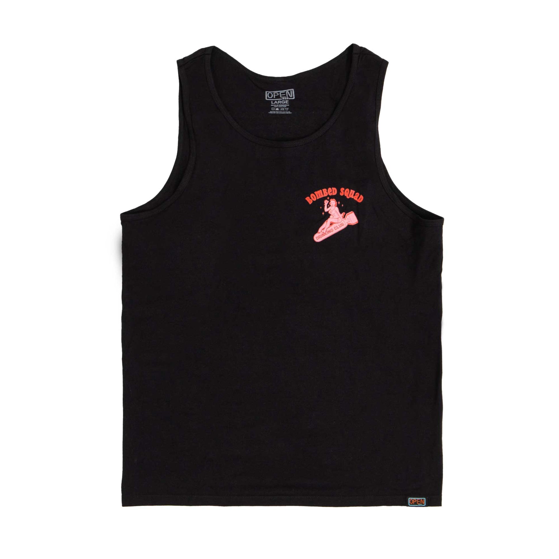 Bombed Squad Tank Top Black | Open925 – Open 925