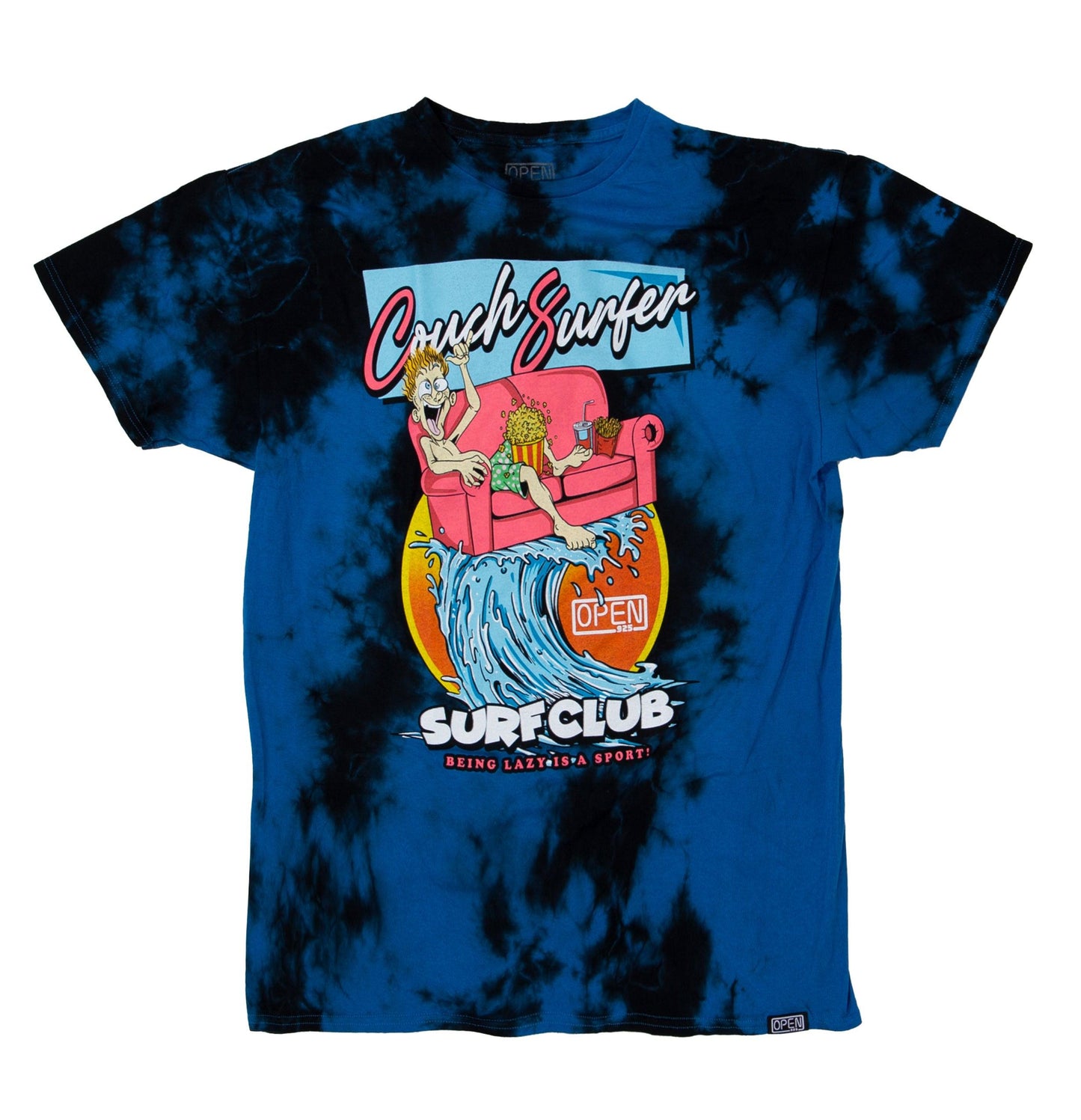 Couch Surfer S/S Tee Royal Crystal Wash-Open 925