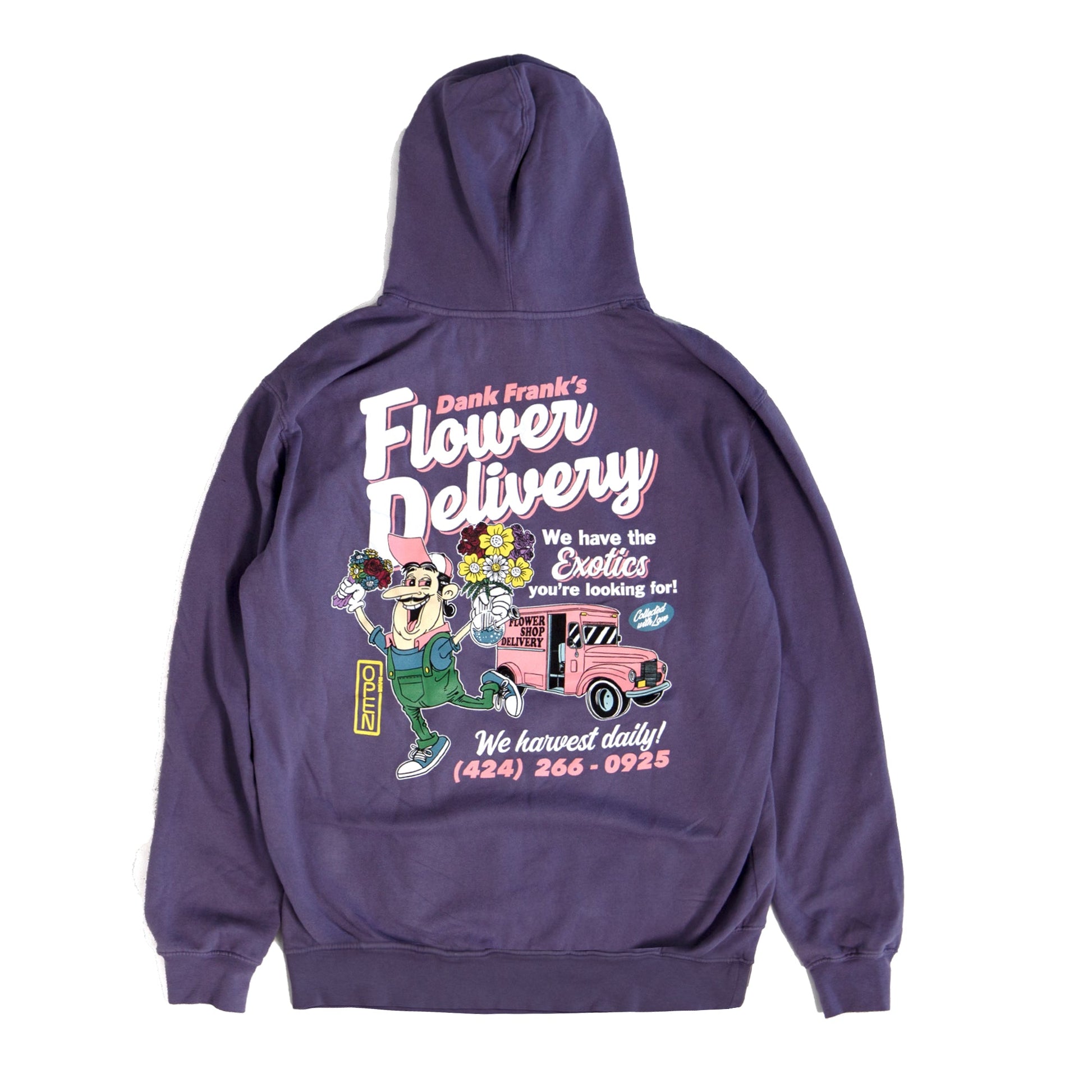 Dank Frank's Hoodie Purple-Open 925