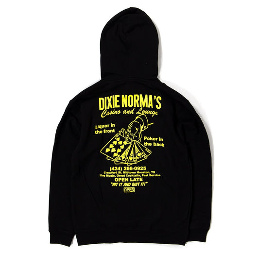 Dixie Norma's Hoodie Black-Open 925