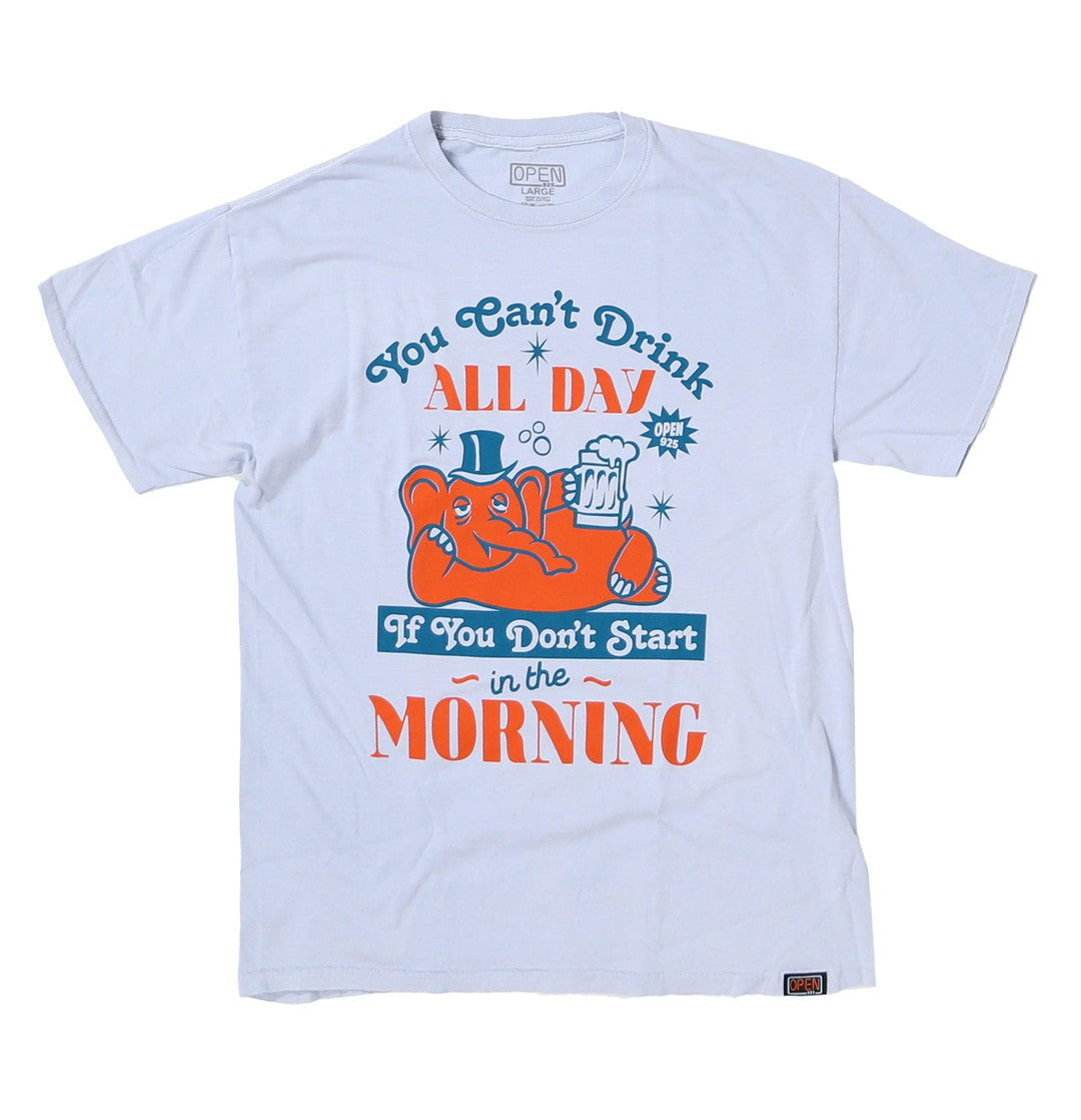 Drink All Day Tee Blue-Open 925