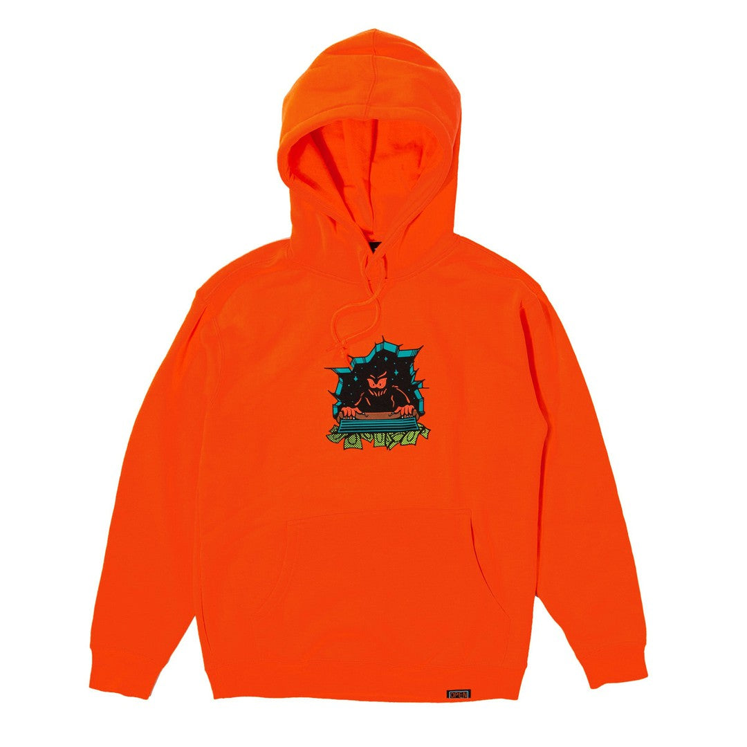 Forever A Loan Hoodie Safety Orange-Open 925