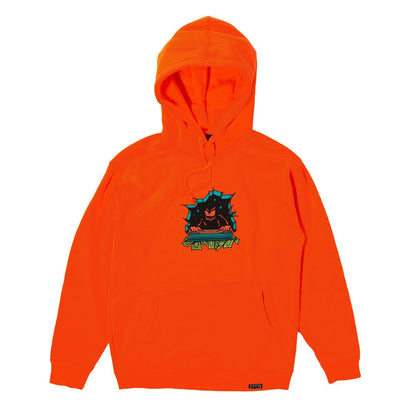 Forever A Loan Hoodie Safety Orange-Open 925