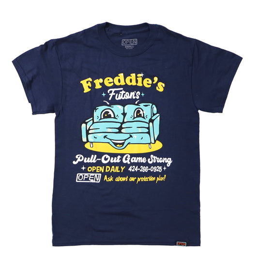 Freddie's Futons Tee Navy-Open 925