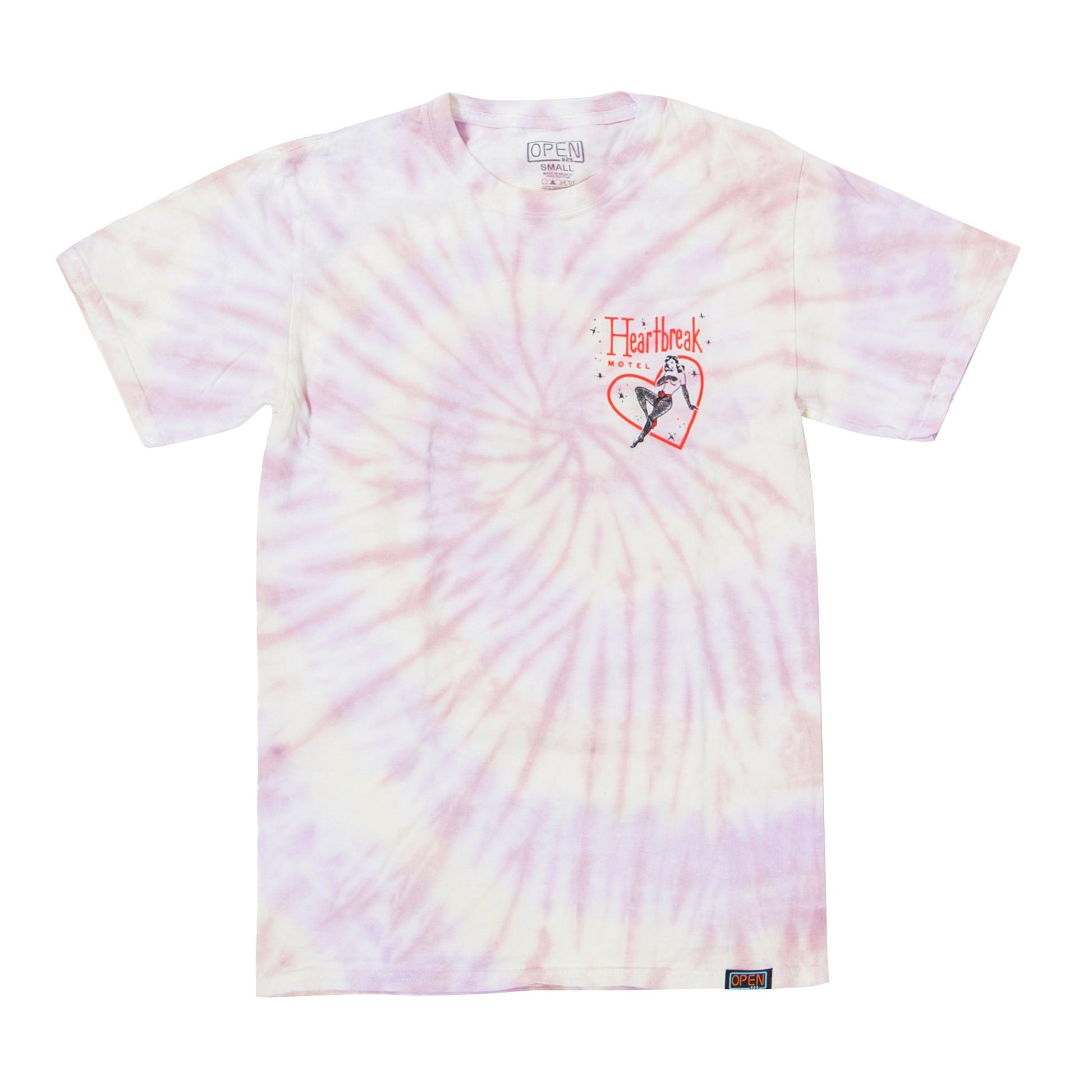 Heartbreak Motel Tee Tie Dye-Open 925