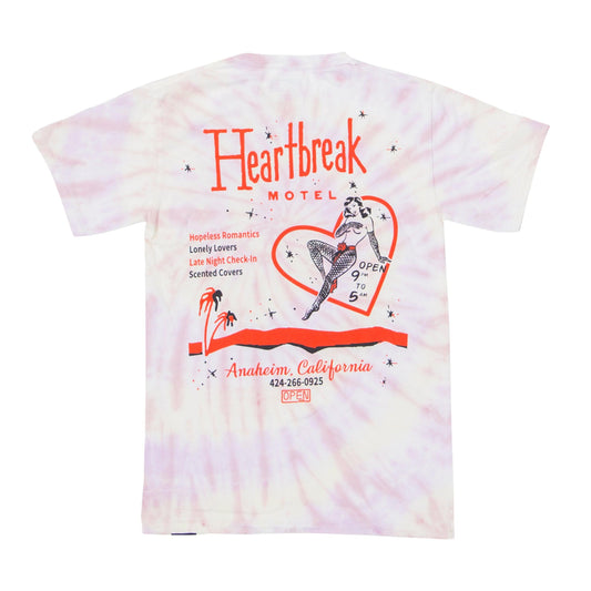 Heartbreak Motel Tee Tie Dye-Open 925