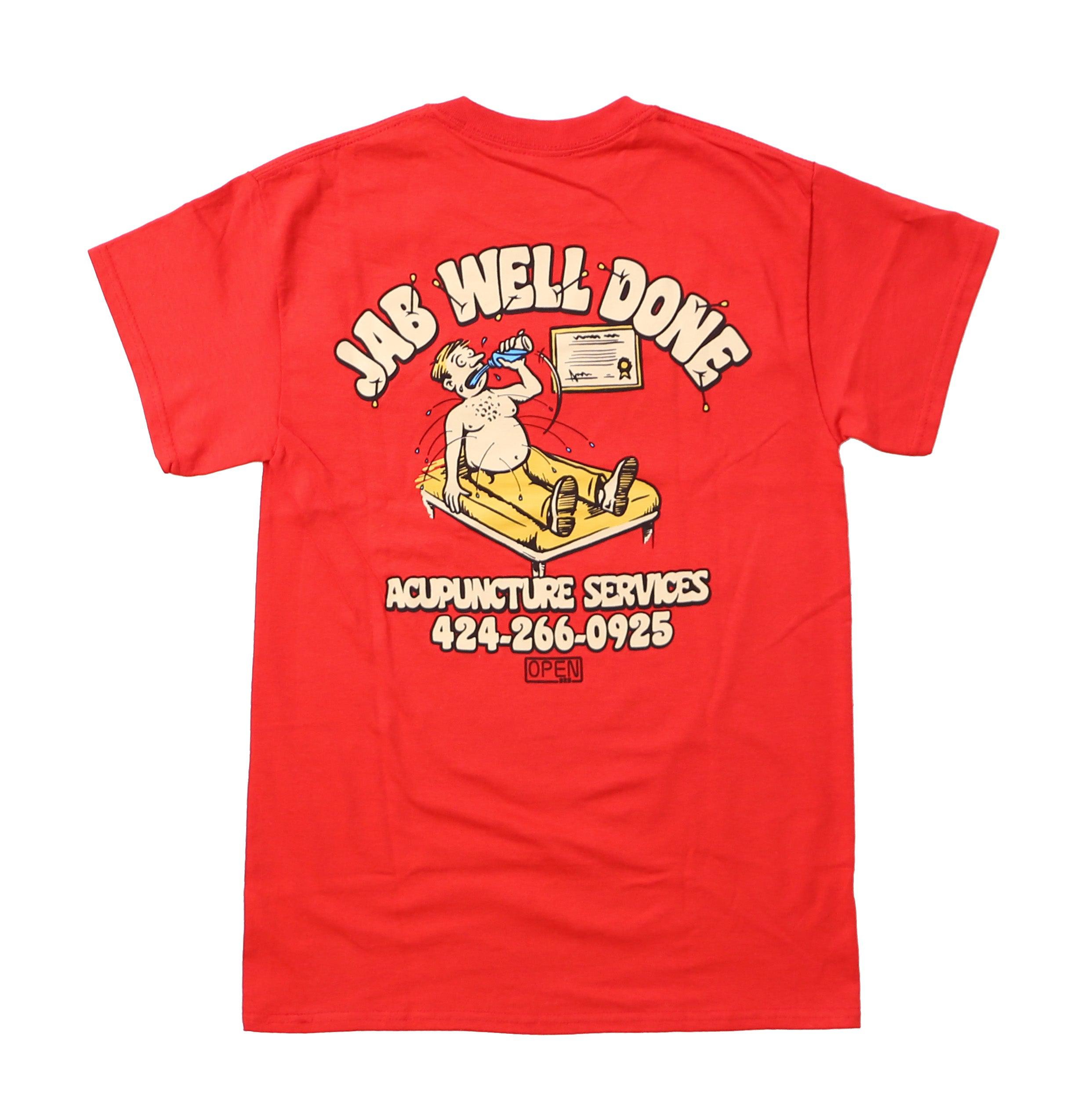 Jab Well Done Tee Red