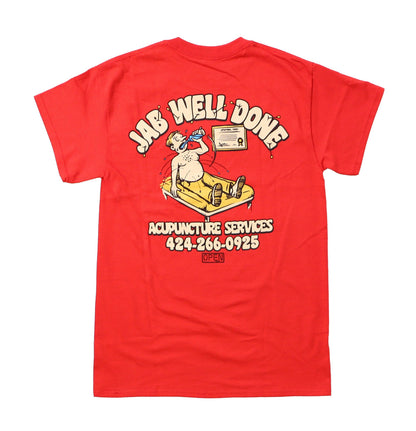 Jab Well Done Tee Red-Open 925
