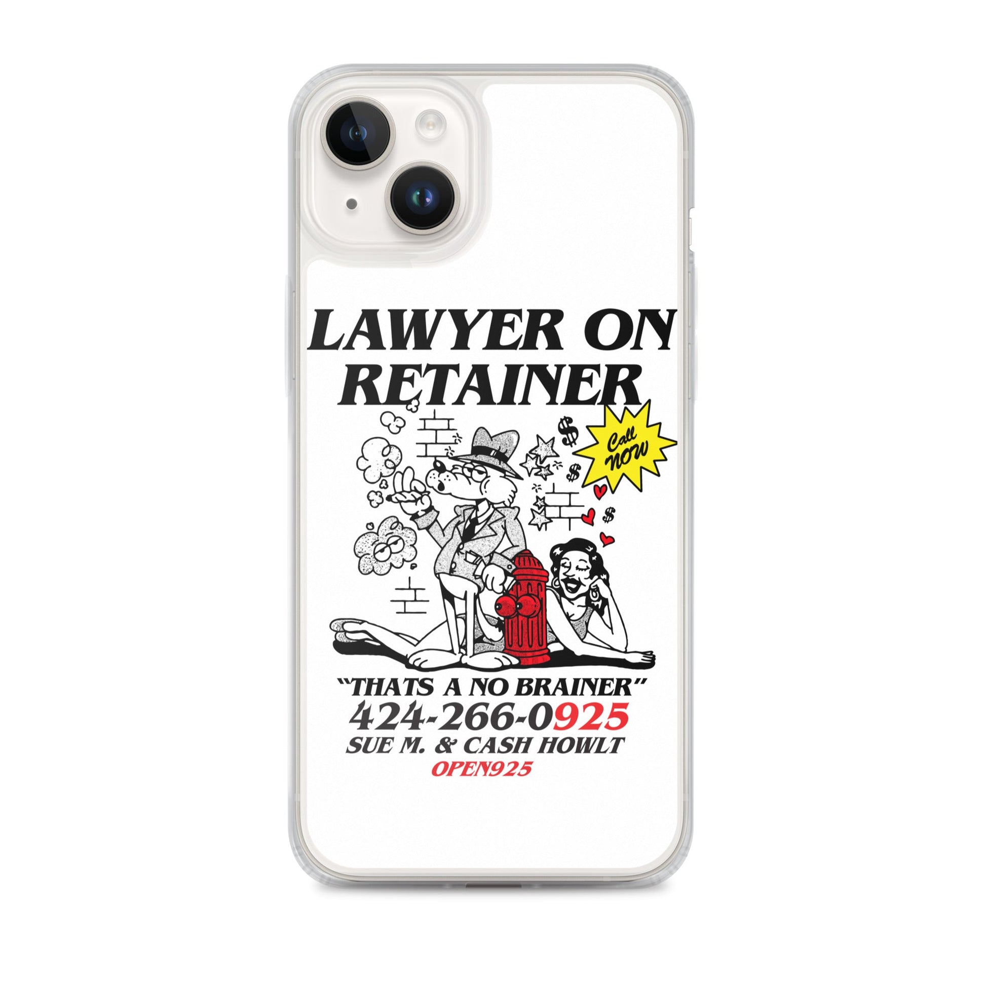 Lawyer on retainer Case for iPhone®-Open 925