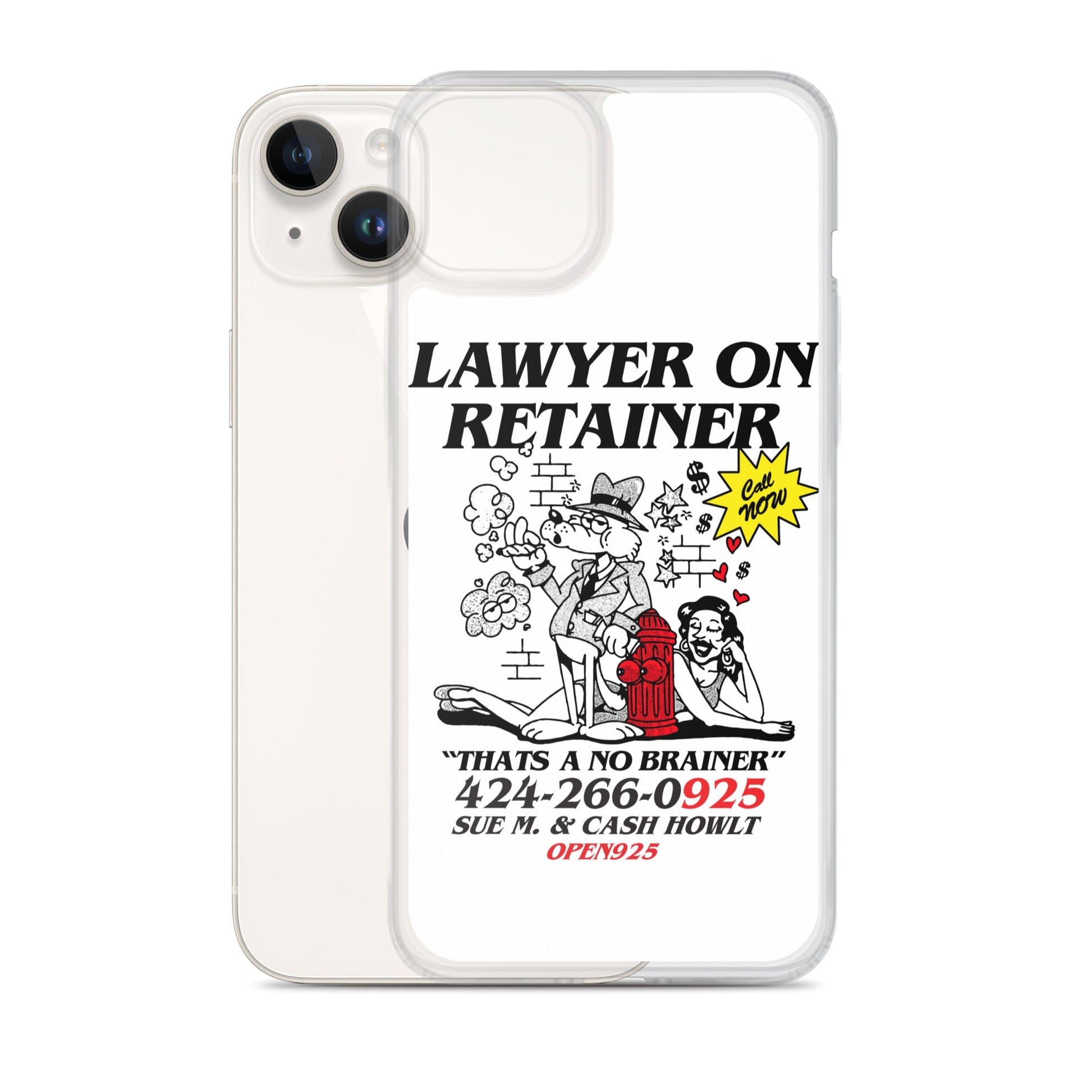 Lawyer on retainer Case for iPhone®-Open 925