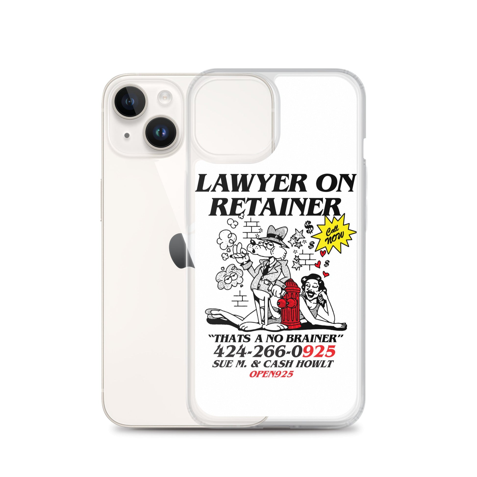 Lawyer on retainer Case for iPhone®-Open 925