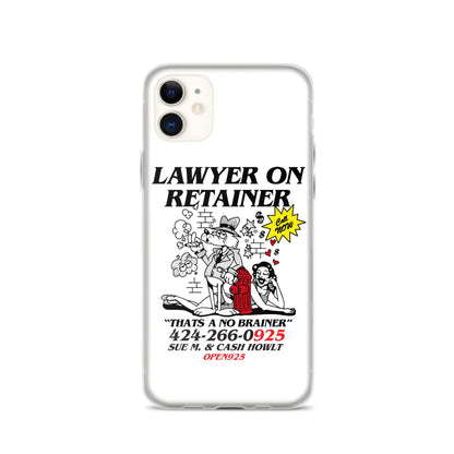 Lawyer on retainer Case for iPhone®-Open 925