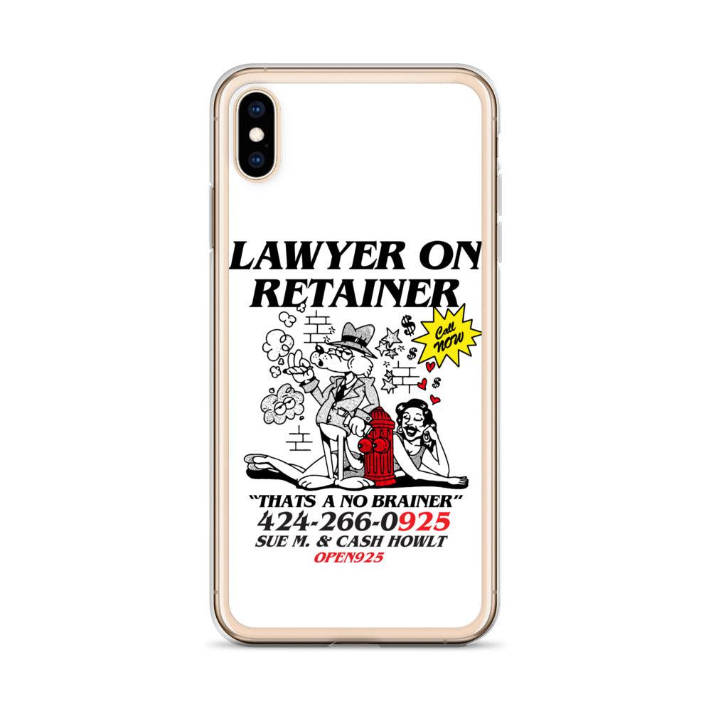 Lawyer on retainer Case for iPhone®-Open 925