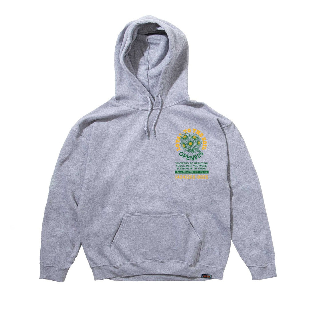 Loyal to the Soil Hoodie Heather Grey-Open 925