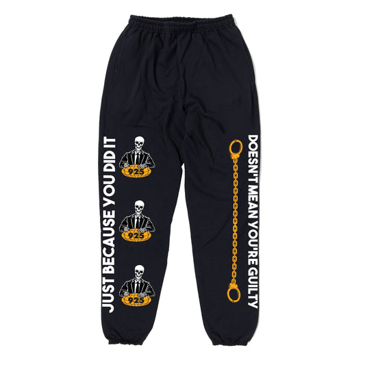 Not Guilty Sweatpants Black-Open 925