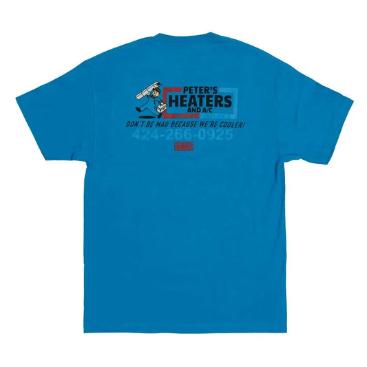 Peters Heaters Tee Turquoise-Open 925