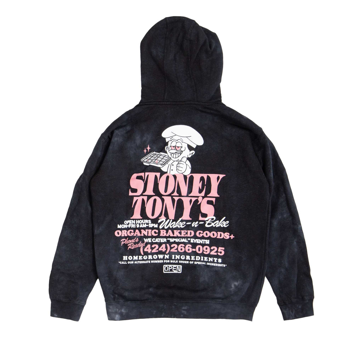 Stoney Tony's Black Dye Hoodie Unisex | Open925 – Open 925