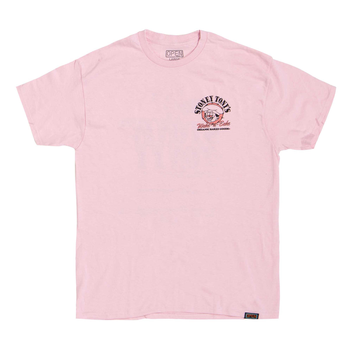 Stoney Tonys | Open925 | Unisex Graphic Tee | Light Pink – Open 925