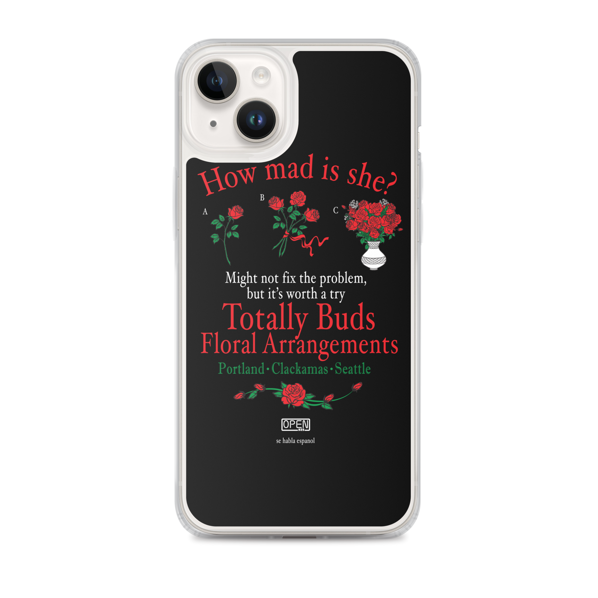 Totally Buds iPhone Case-Open 925